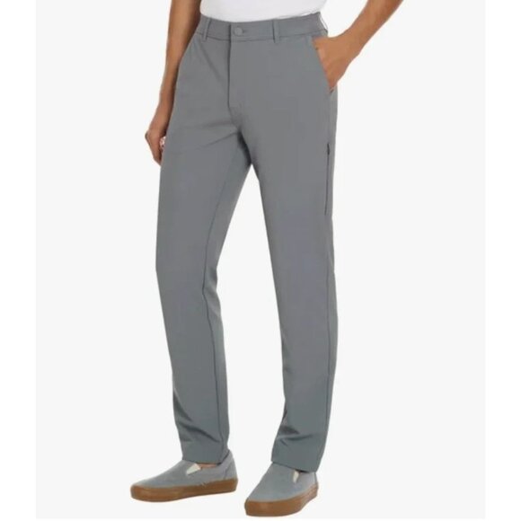 NWOT Hurley Men's Size 34X29 Gray Stretch Performance Tech Pants Cargo - Picture 1 of 8